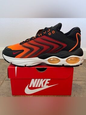 Size 10 - Nike Air Max TW SE Orange Summit White Black Gym Red FJ2590-001 Men’s